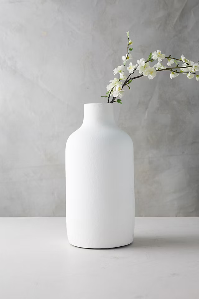 Matte Terracotta Vase, Wide Mouth | Anthropologie (US)