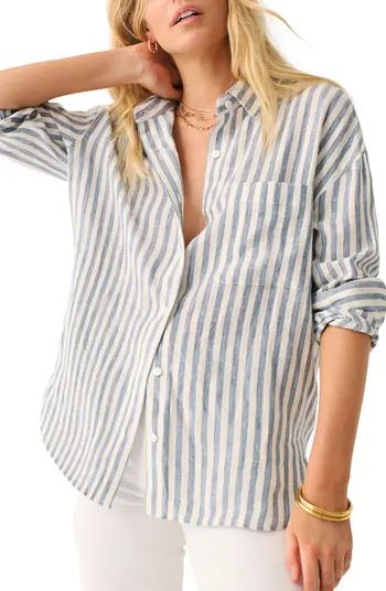 Faherty Laguna Relaxed Fit Linen Button-Up Shirt | Nordstrom | Nordstrom