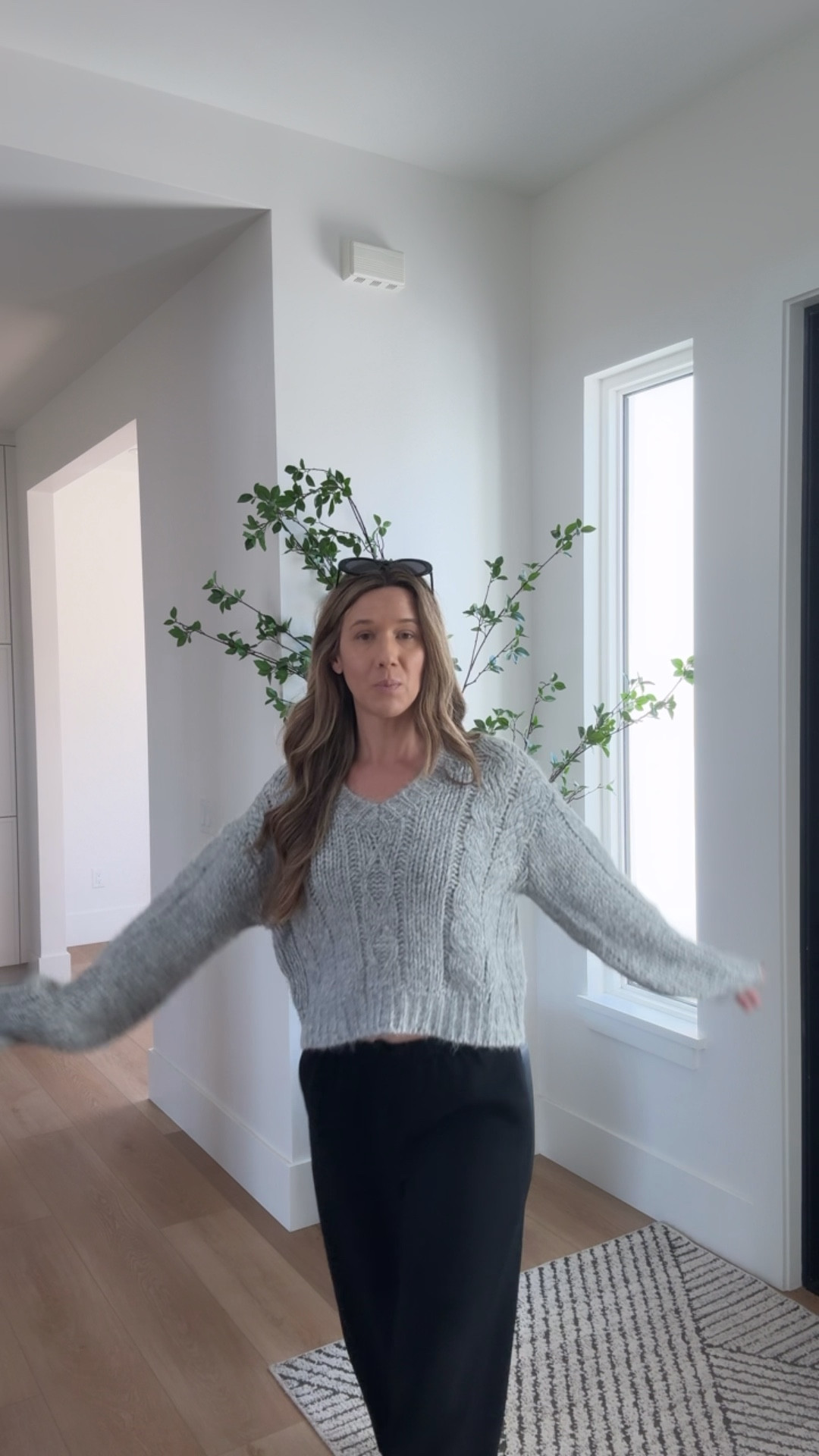 Sweater @Chicwish S-M
Pants @Aritzia small
Boots @Steve Madden US 9