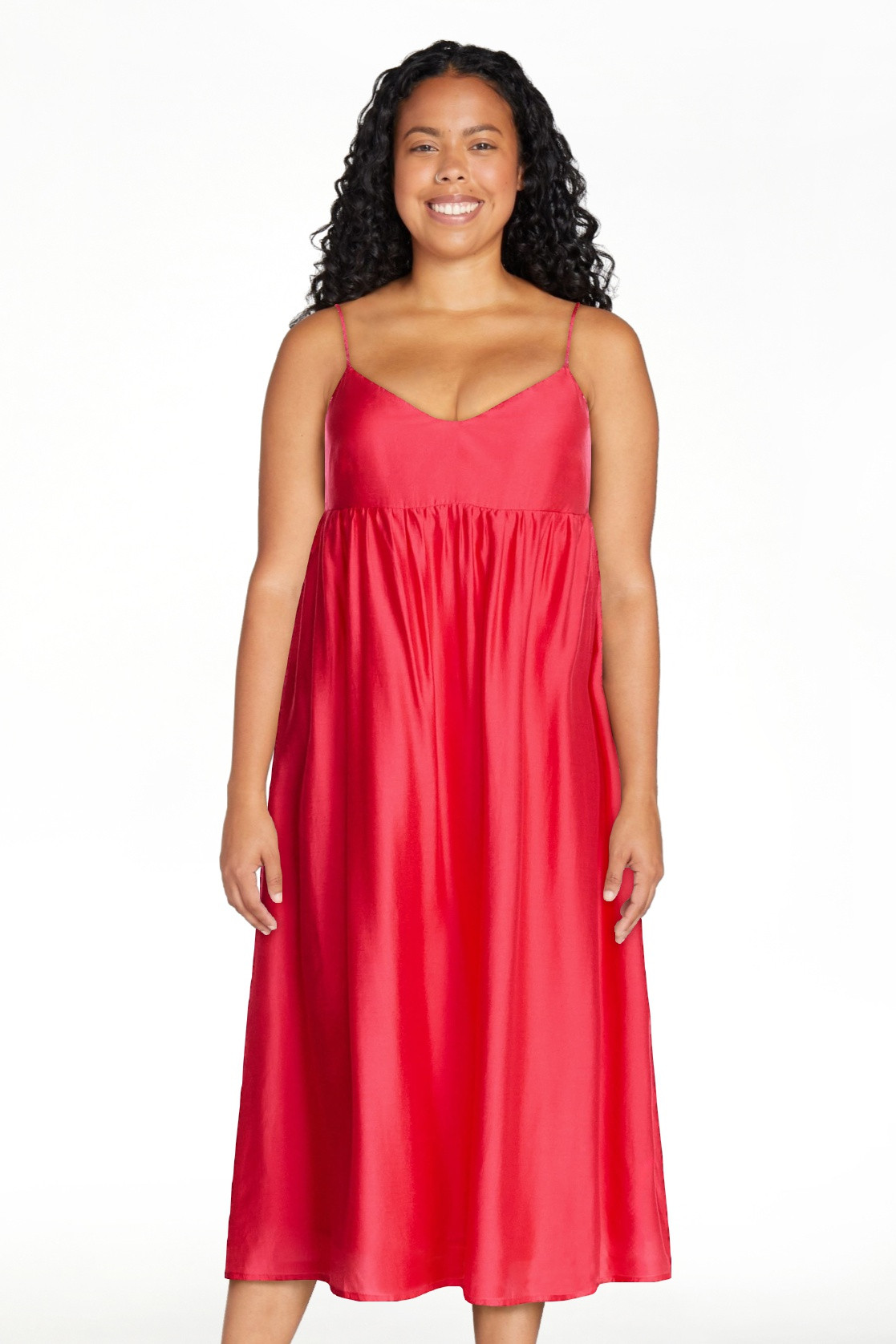 Scoop Women's and Women's Plus Flowy Maxi Dress, Sizes XS-4X | Walmart (US)
