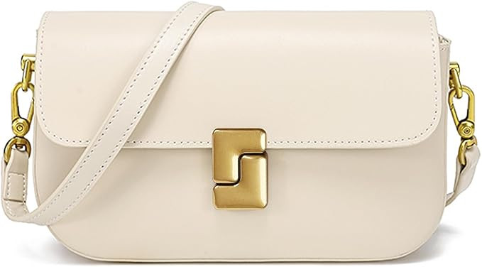 Solareer Women’s Small Crossbody Bag, Leather Sling Backpack with Removable Shoulder Strap & To... | Amazon (US)