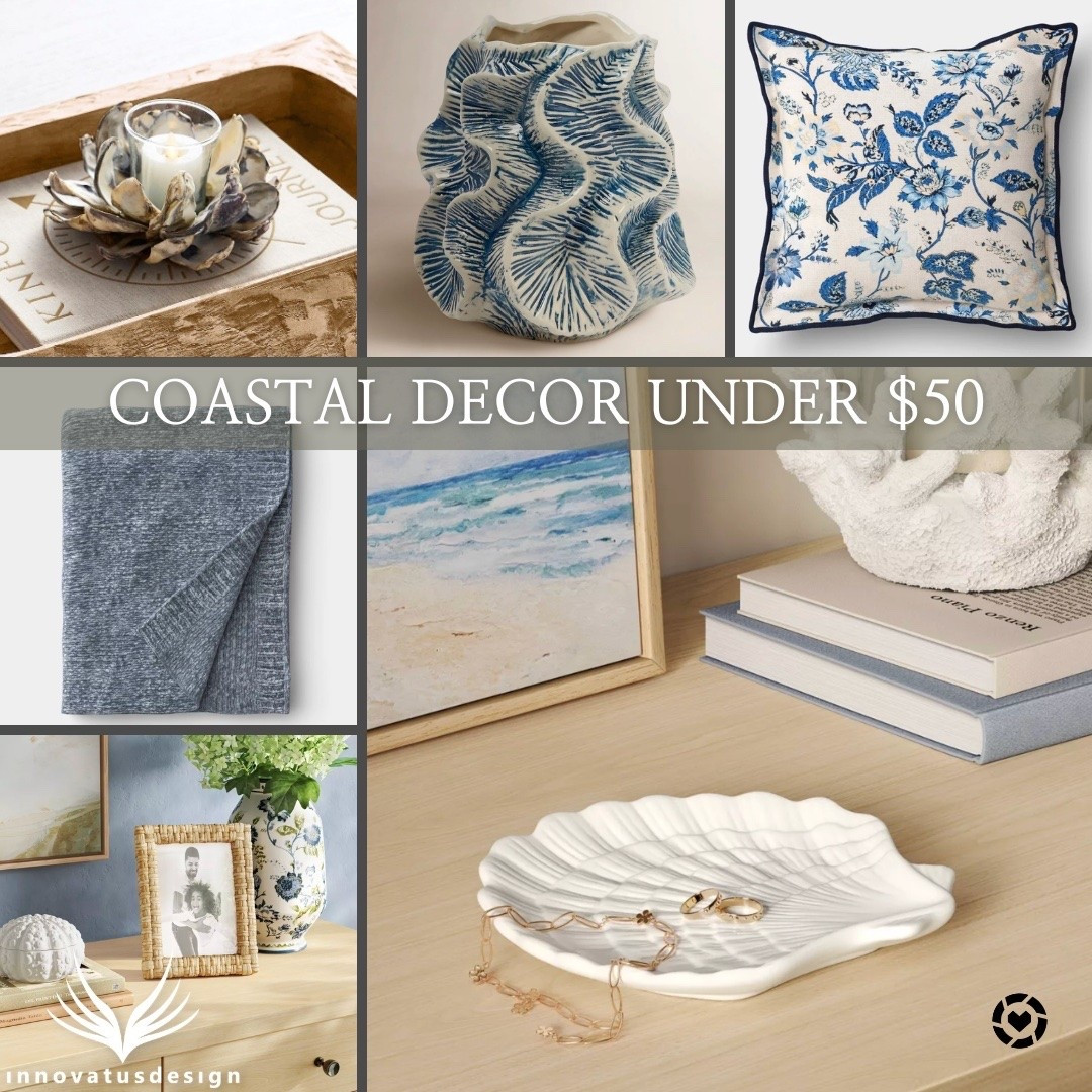 Refresh your decor with these Coastal Home Decor Finds Under $50! These also make great gift ideas!

#LTKsummer #LTKhome #LTKsale