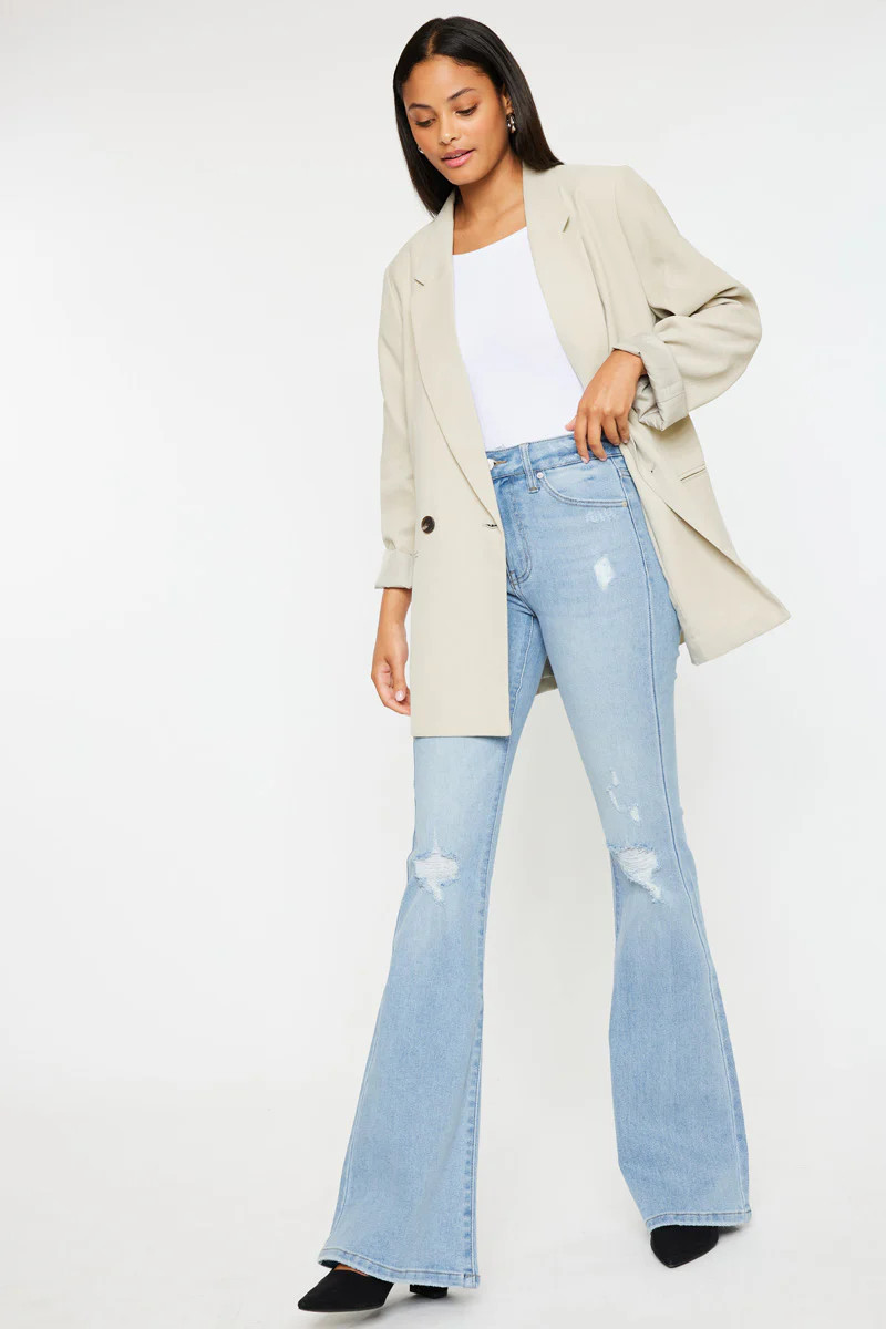 Odie High Rise Flare Jeans | Kancan USA