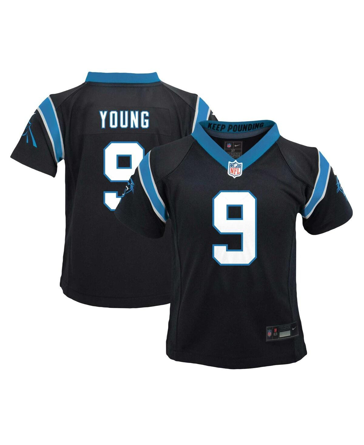 Nike Toddler Bryce Young Black Carolina Panthers Game Jersey - Black | Macy's