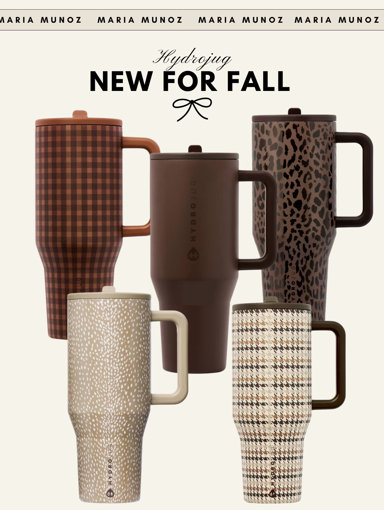 New fall Hydrojug tumblers are in and they are GOOD! 

The cutest tumblers for fall come in 40oz, 32 oz and 20 oz

Target new arrivals, Target finds, Target home, new in Target, fall finds, fall 

 #LTKselfcare #LTKSeasonal #LTKKids