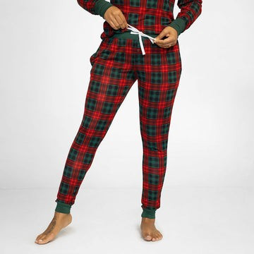 Tartan Women's Bamboo Viscose Pajama Pants | Little Sleepies