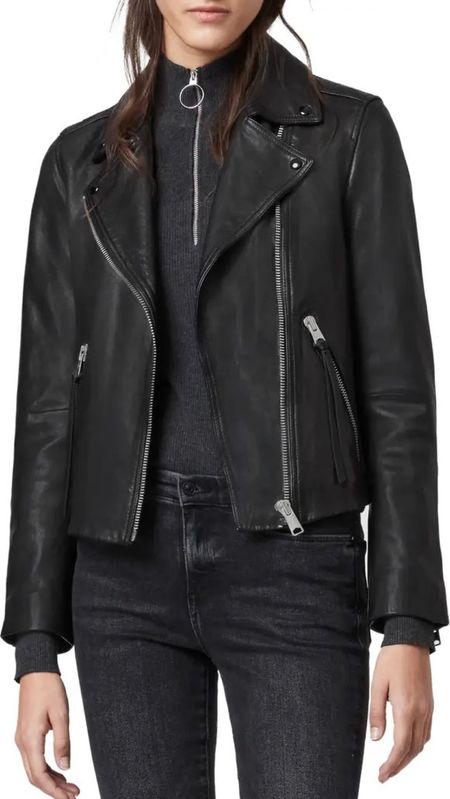 Nordstrom anniversary sale all saints leather jacket for fall or any season 

#LTKstyletip #LTKxNSale #LTKsalealert