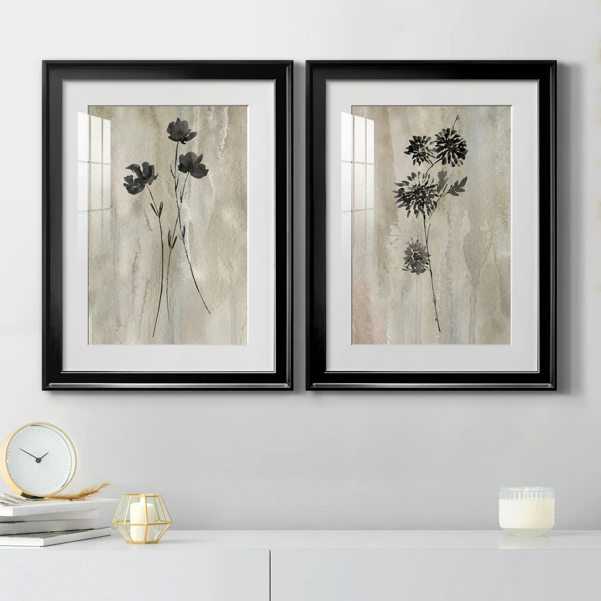 " Sumi-E Silhouette III " 2 - Pieces | Wayfair North America