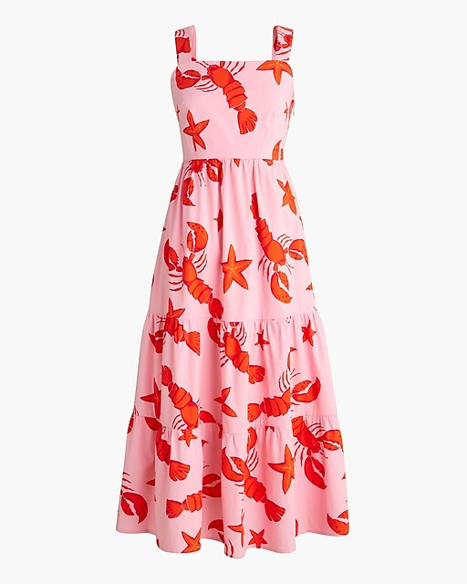 Squareneck midi dress | J.Crew Factory