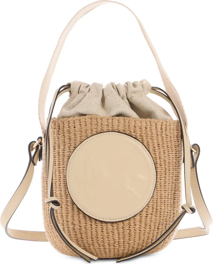 Chloé Horse Medal Woven Raffia Basket Bag | Nordstrom | Nordstrom
