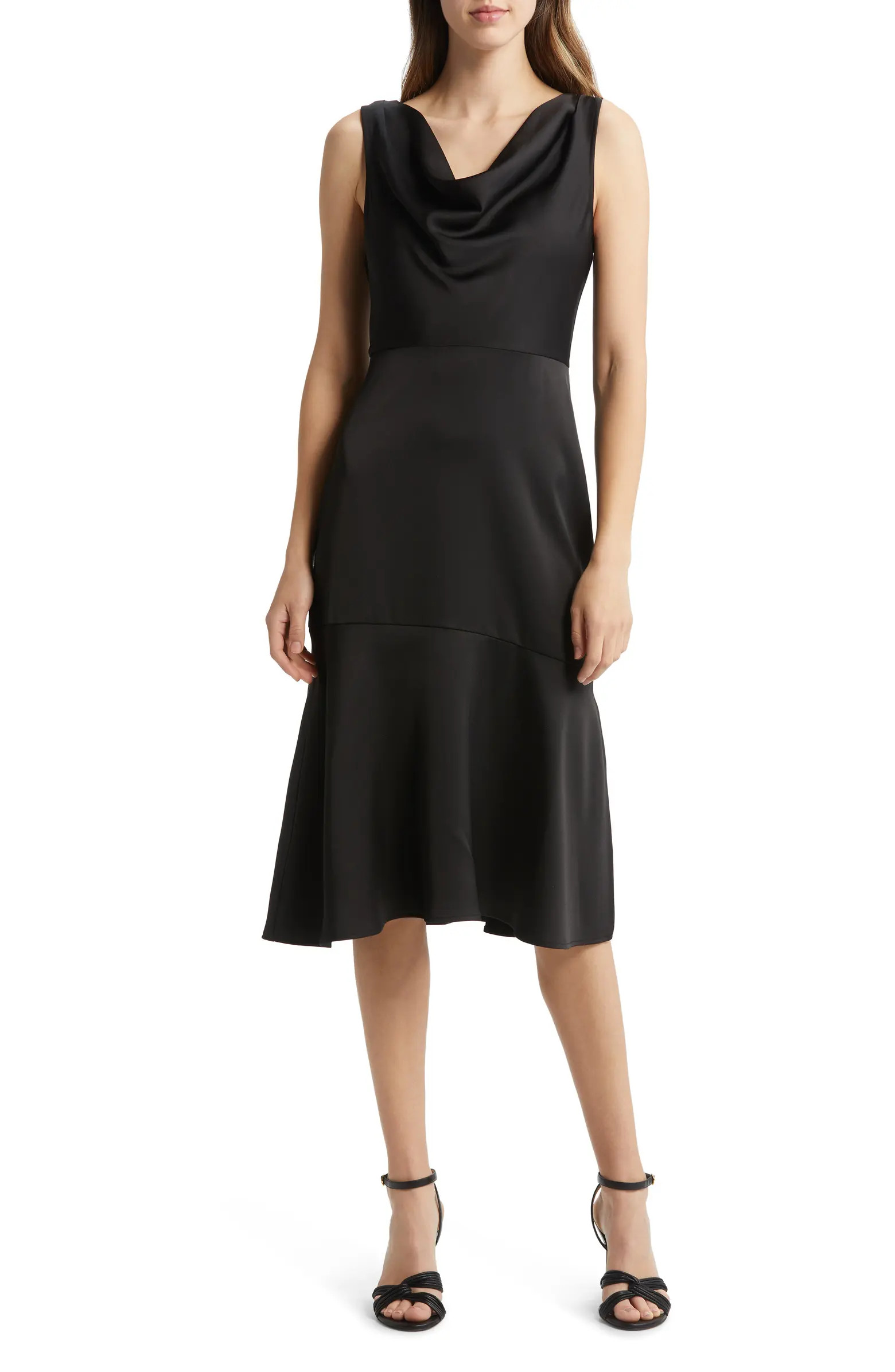 Drape Neck Cocktail Dress | Nordstrom