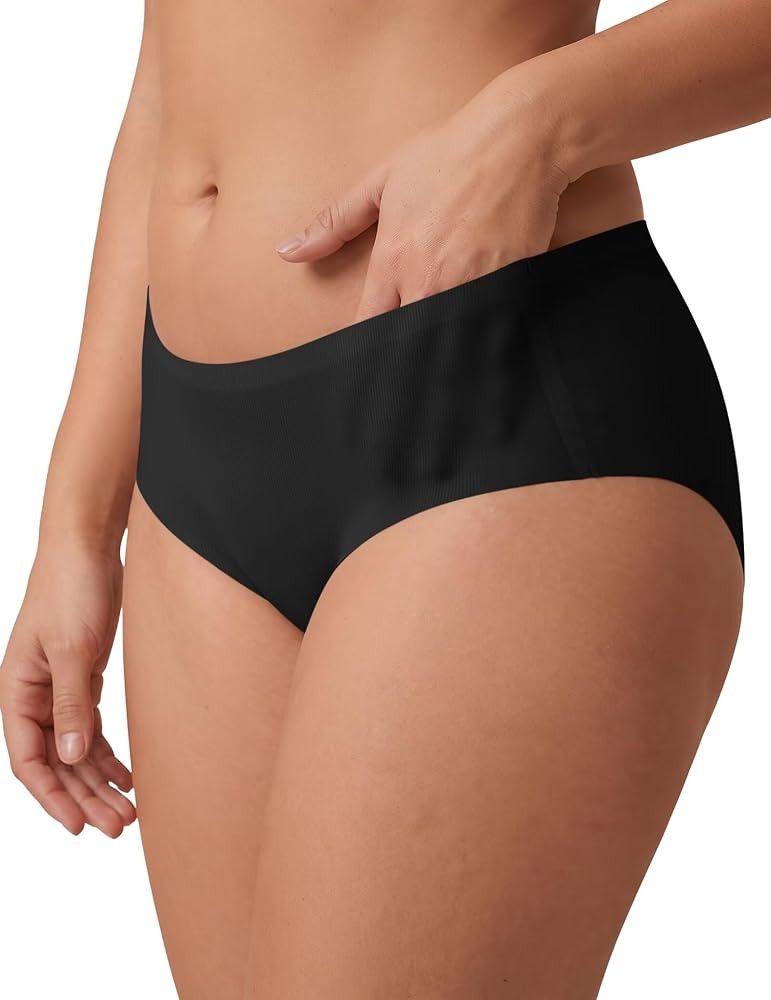 Vertvie Seamless Underwear for Women No Show Hipster Panties | Amazon (US)