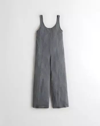 Dreamworthy Soft Crop Wide-Leg Jumpsuit | Hollister UK