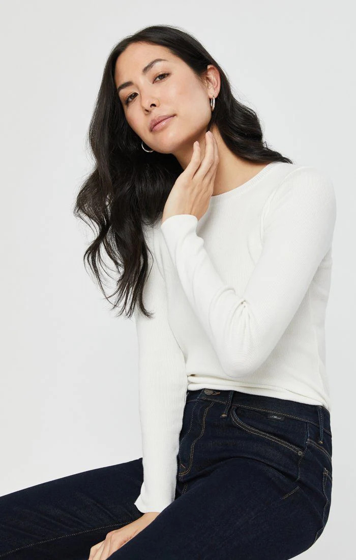 Mavi Women's Kendra High Rise Straight Leg in Rinse Supersoft | Mavi (US)