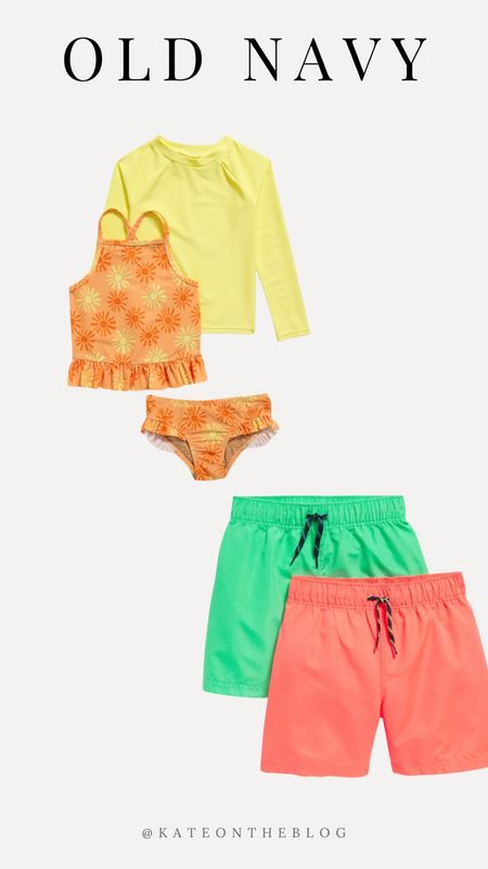 Toddler bathing suits on sale at Old Navy! Unfortunately limited one in safe colours 

#LTKkids #LTKsalealert #LTKSpringSale