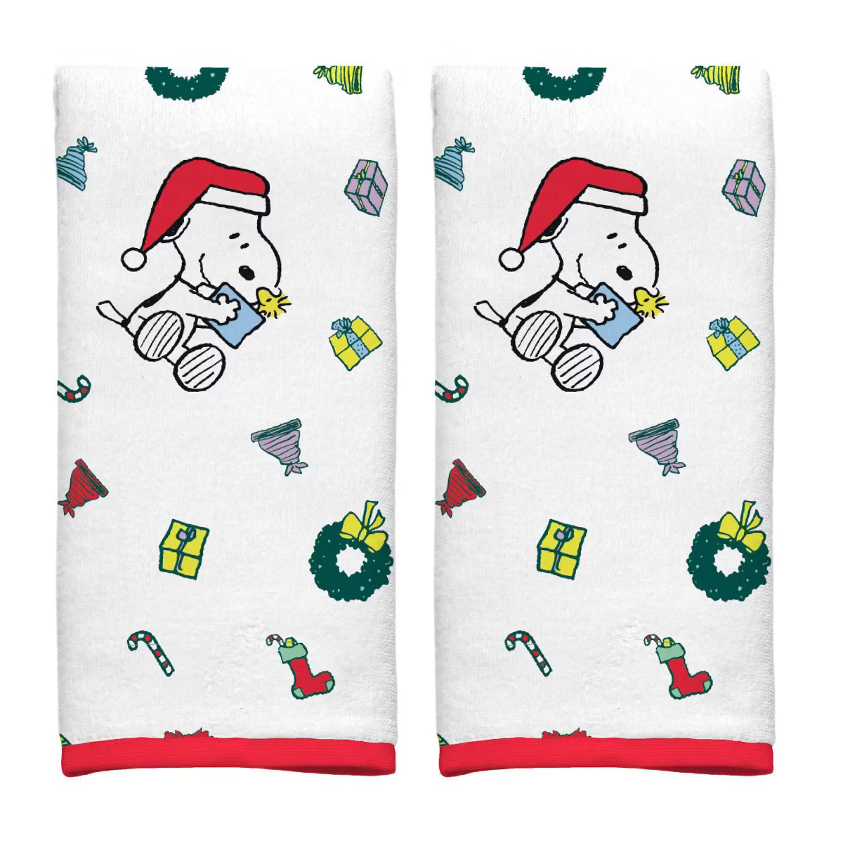 2pc Peanuts Christmas Kitchen Towel Set | Target