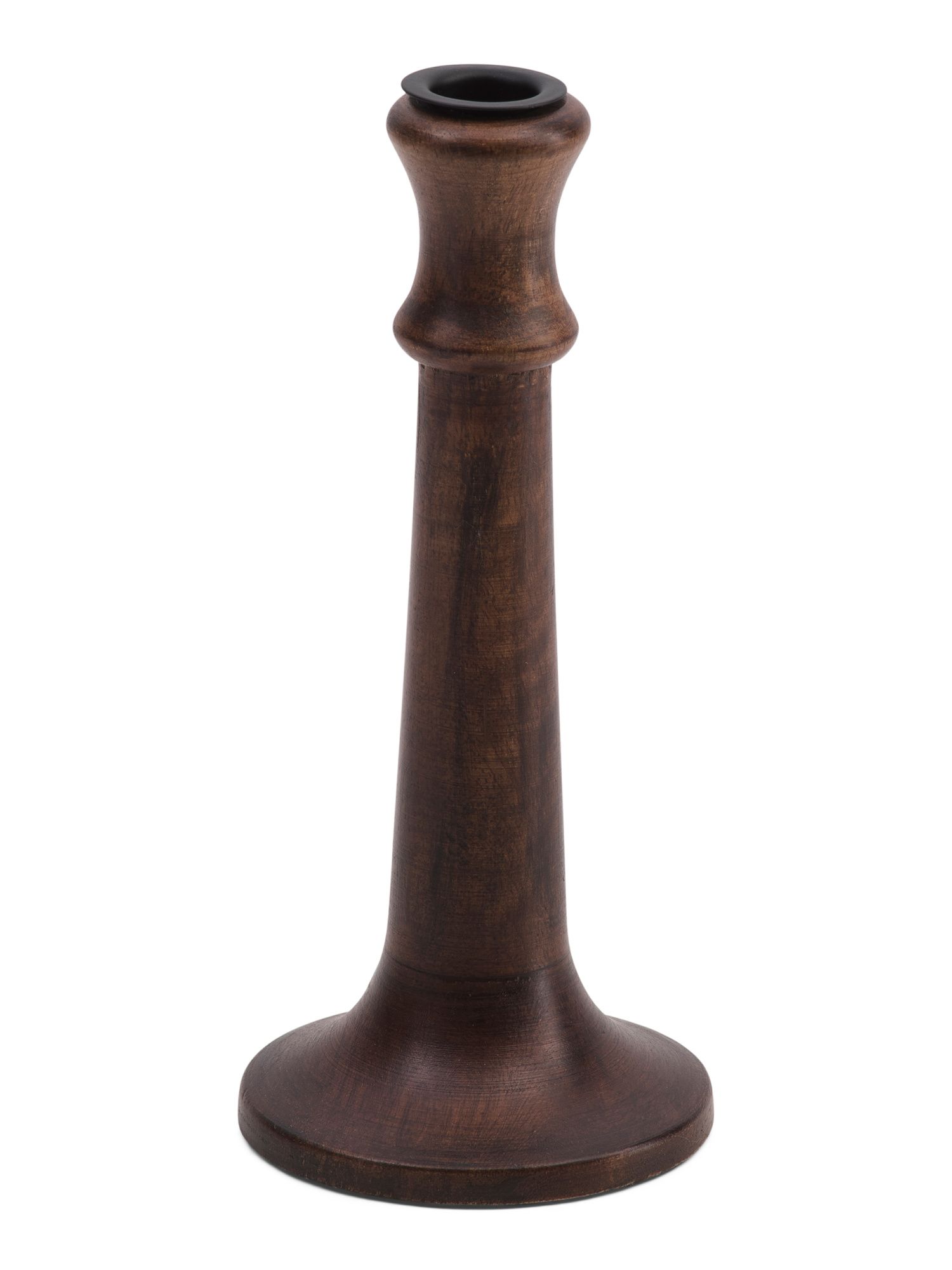 Rustic Wood Taper Candleholder | Marshalls