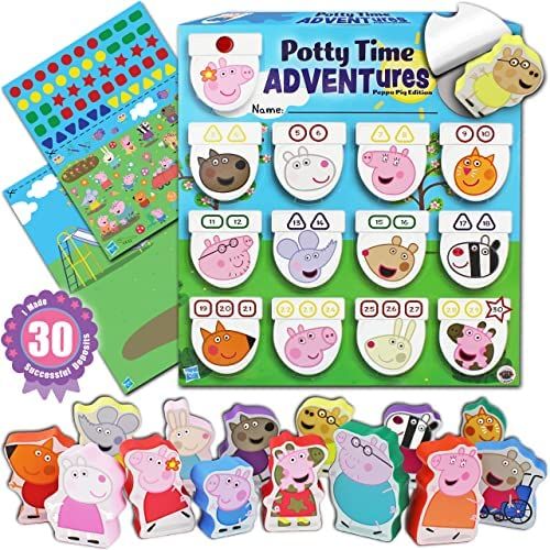 LIL ADVENTS Potty Time Adventures Potty Training Game - 14 Wood Block Toys, Chart, Activity Board... | Amazon (US)