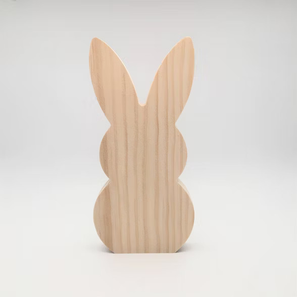 Unfinished Wood Easter Bunny Craft - Spritz™ | Target
