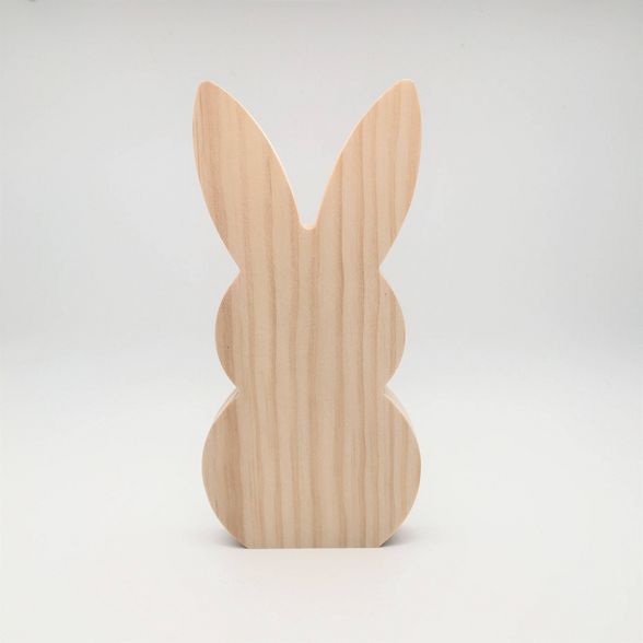 Unfinished Wood Easter Bunny Craft - Spritz™ | Target