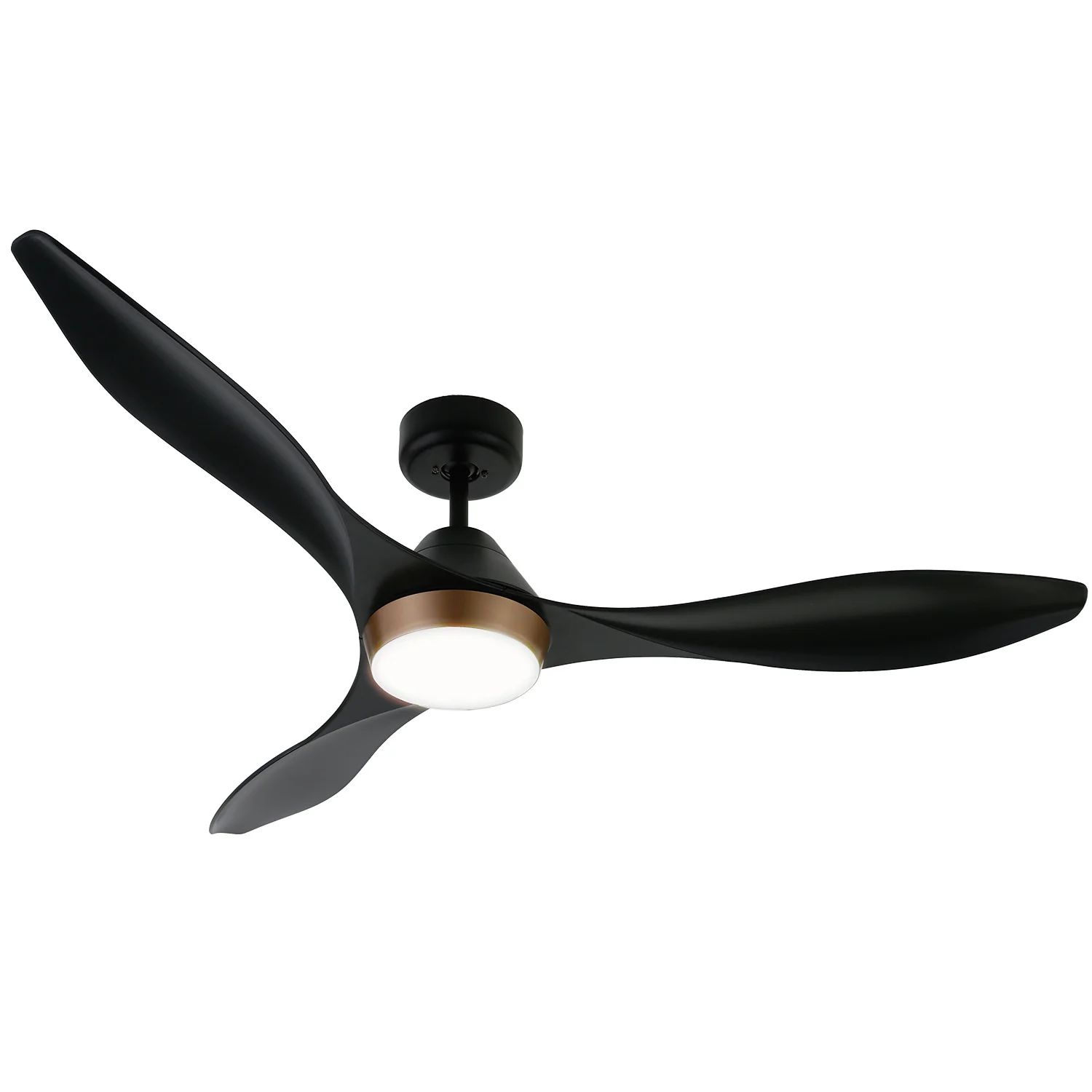 52'' Emelie 3 - Blade LED Propeller Ceiling Fan with Remote Control and Light Kit Included | Wayfair North America