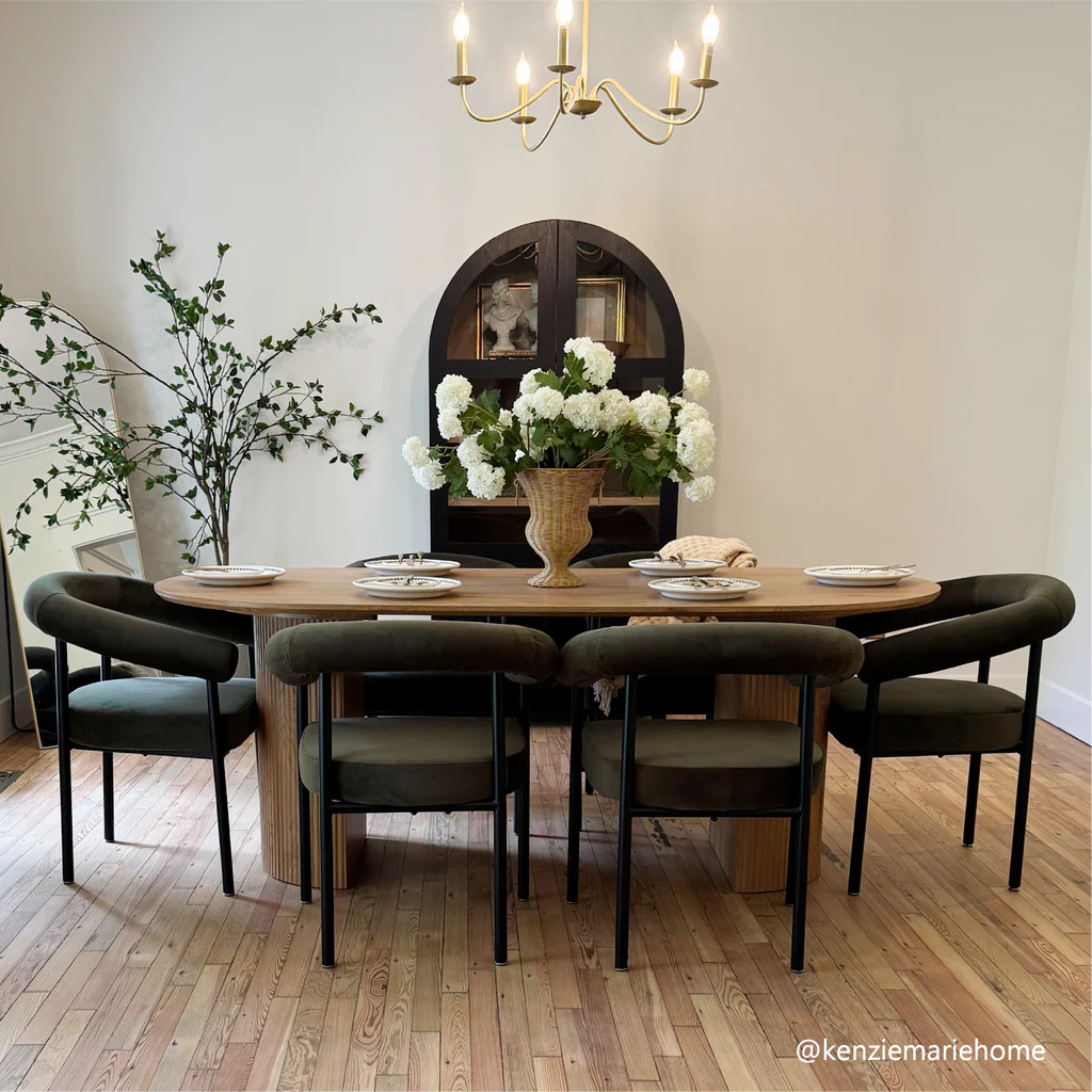 New York Modern Velvet Dining Chair (Set of 6) | Pop Maison