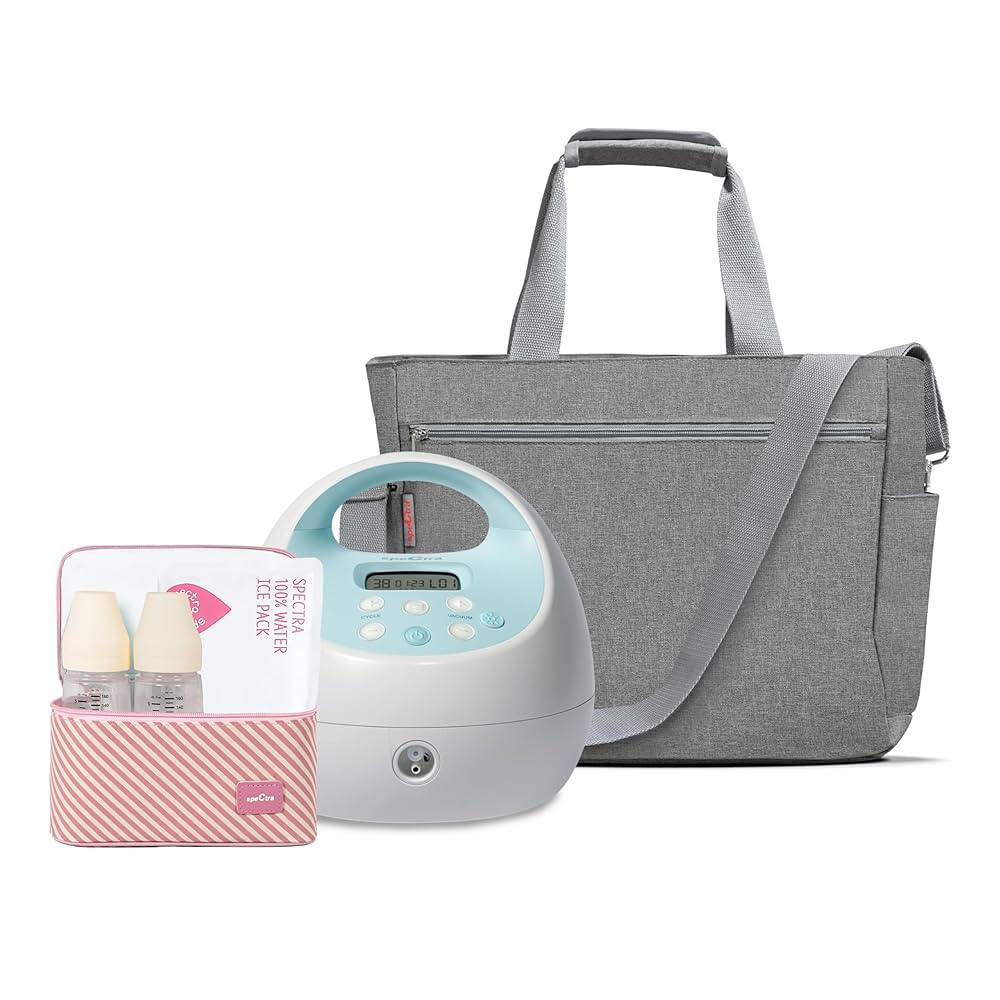 Spectra - S1 Plus Electric Breast Milk Pump with Tote Bag, Breast Milk Bottles and Cooler for Bab... | Amazon (US)