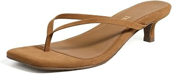 TKEES Women's Square Toe Julia Suede Sandals | Amazon (US)