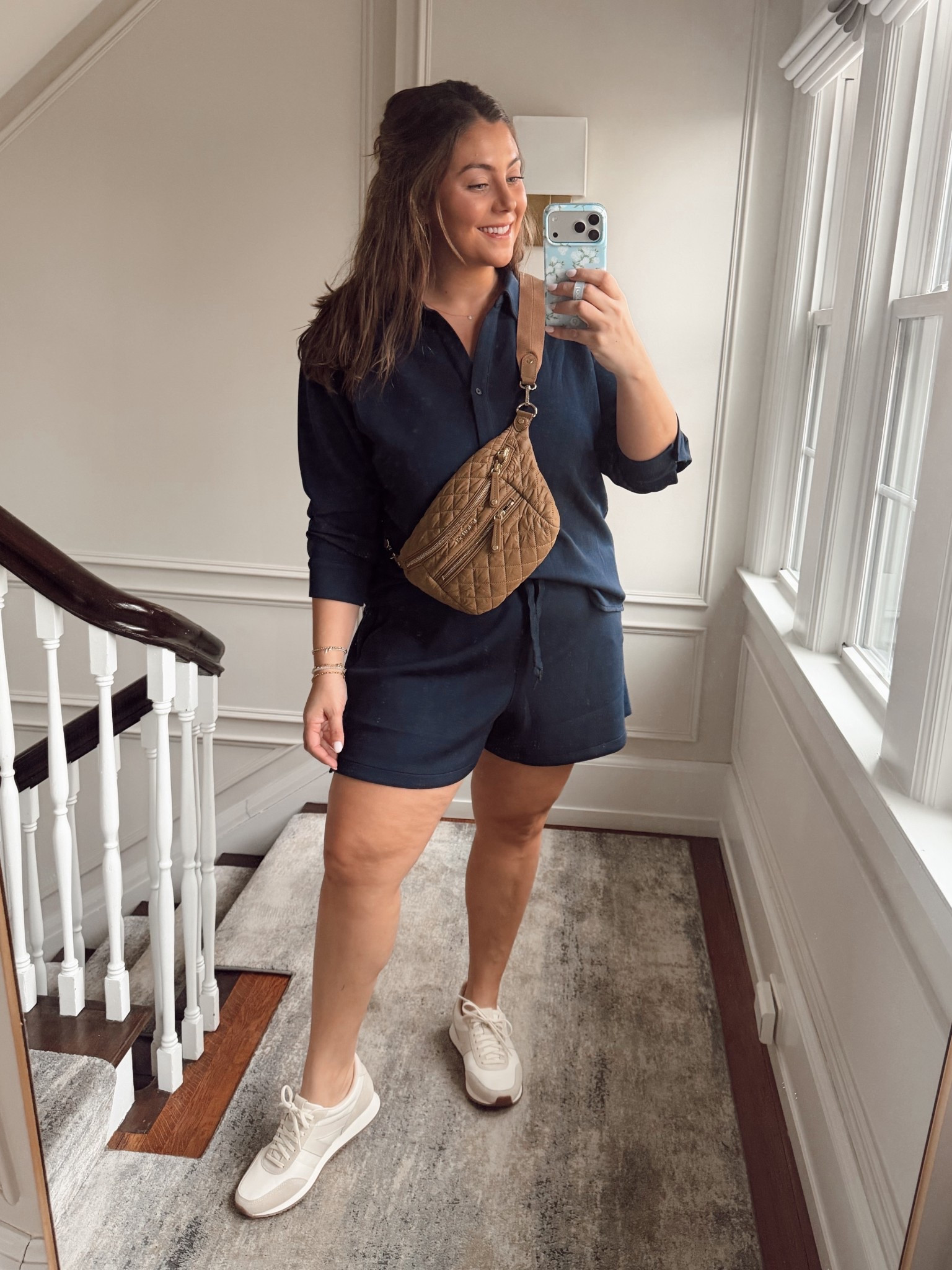 The outfit that does it all - spring outfit // spring shorts // breast feeding friendly top // postpartum outfit - wearing size 1X in top & 2X in shorts. Use CARALYN15 at @Spanx on your first order. @Loopy Cases @Kizik 

#LTKootd #LTKmomlife #LTKMidsize