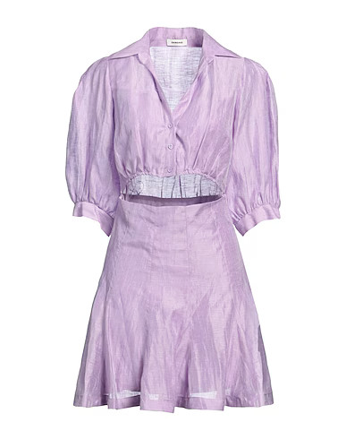 SANDRO  | Lilac Women‘s Shirt Dress  | YOOX | YOOX (US)