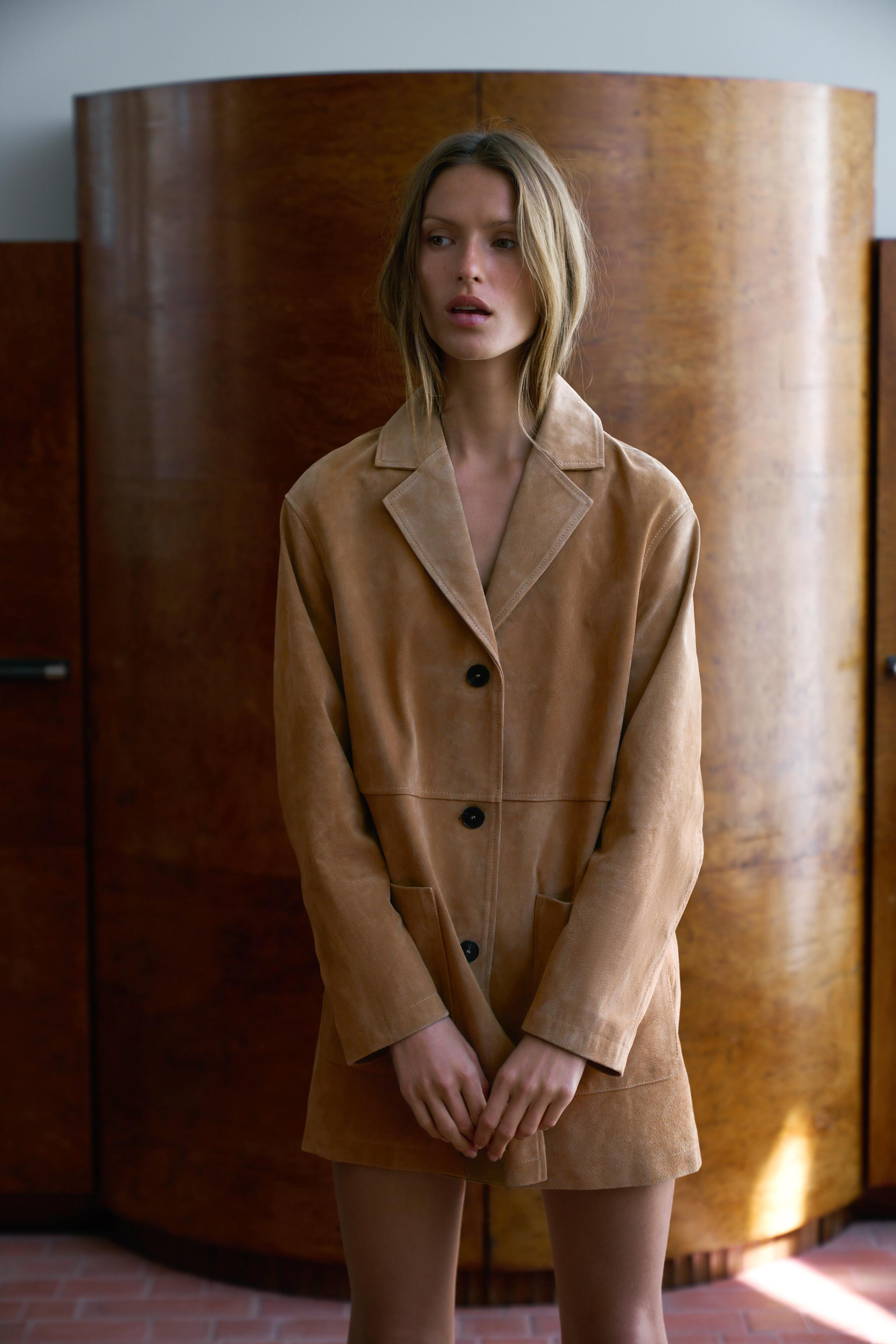 100% SUEDE LEATHER JACKET | Zara UK