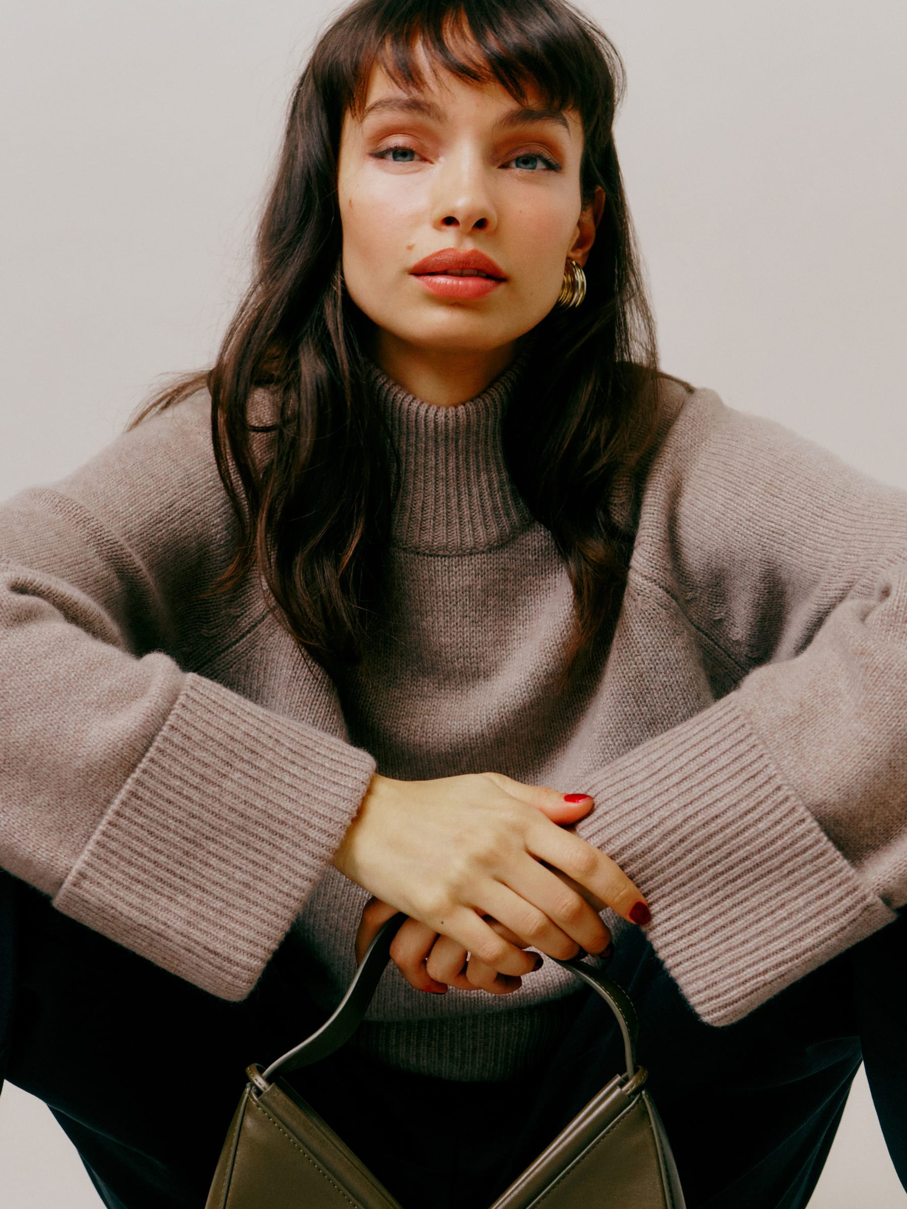 Garrett Cashmere Oversized Turtleneck | Reformation (Global)