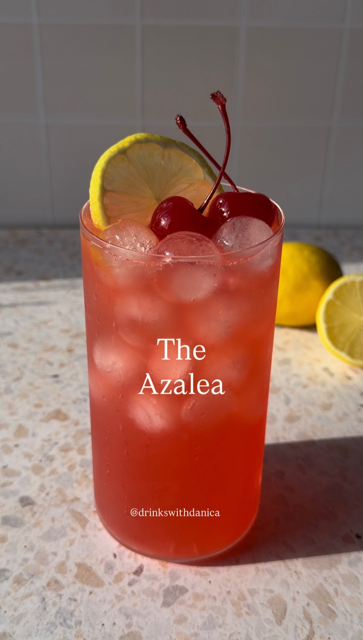 The Azalea

Follow me on instagram and TikTok @drinkswithdanica for this recipe and more 