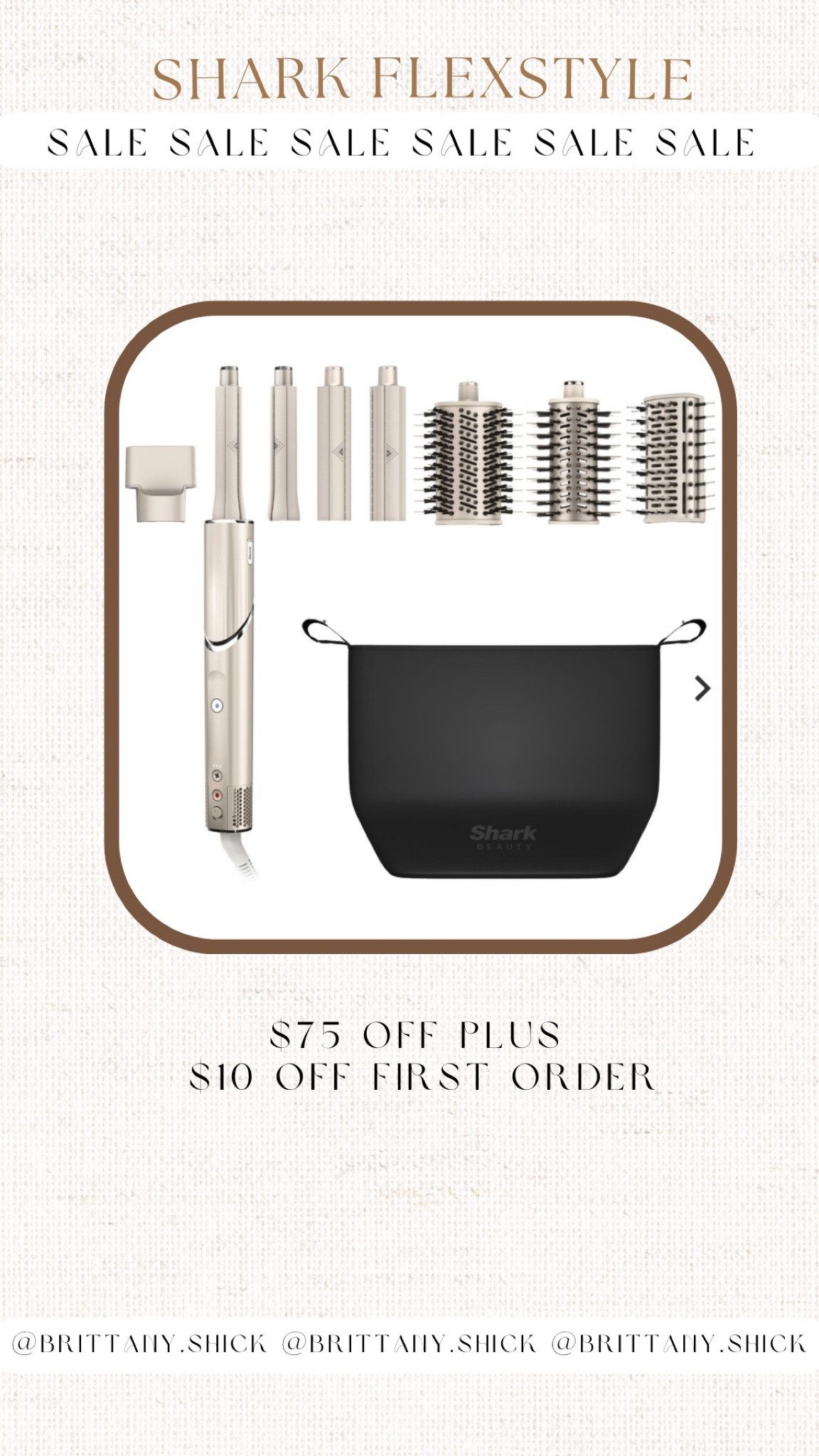 Shark FlexStyle Airdrying Styling System 
On Sale $75 Off + $10 off your first order
Code: LTKXHSN 

#LTKsalealert #LTKFind #LTKbeauty