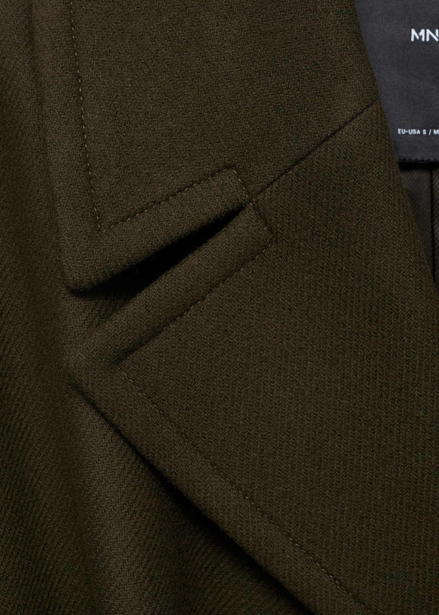 Manteco wool coat with belt | MANGO (UK)