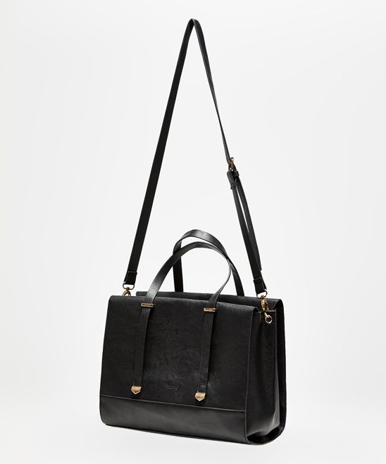 MOODO Women's Handbags Black - Black Crossbody Bag | Zulily