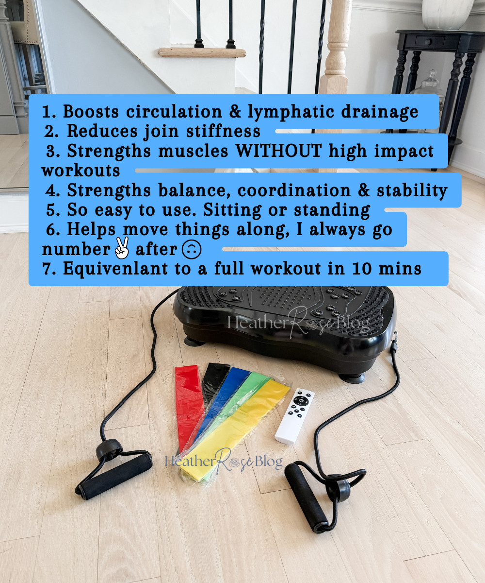 🏋️‍♀️Y'all know working out is not for me, but thanks to my vibration plate I'm getting in better shape than ever in just 10 mins a day. 

This can be used sitting, standing or my sons favorite, doing pushups on it. Outside of workouts it does so much more!  

 #LTKmomlife #LTKActive #LTKOver40