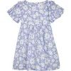 Women's Meredith Dress, Blue Striped Floral | Maisonette