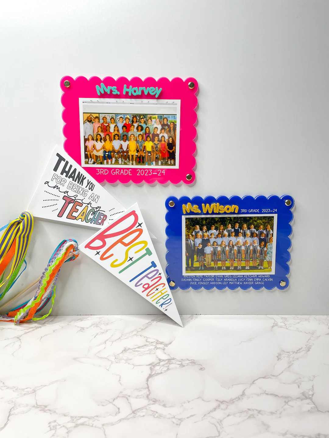 TEACHER APPRECIATION FRAME - End of Year Keepsake Photo Class Picture Frame - Engraved With Custo... | Etsy (US)