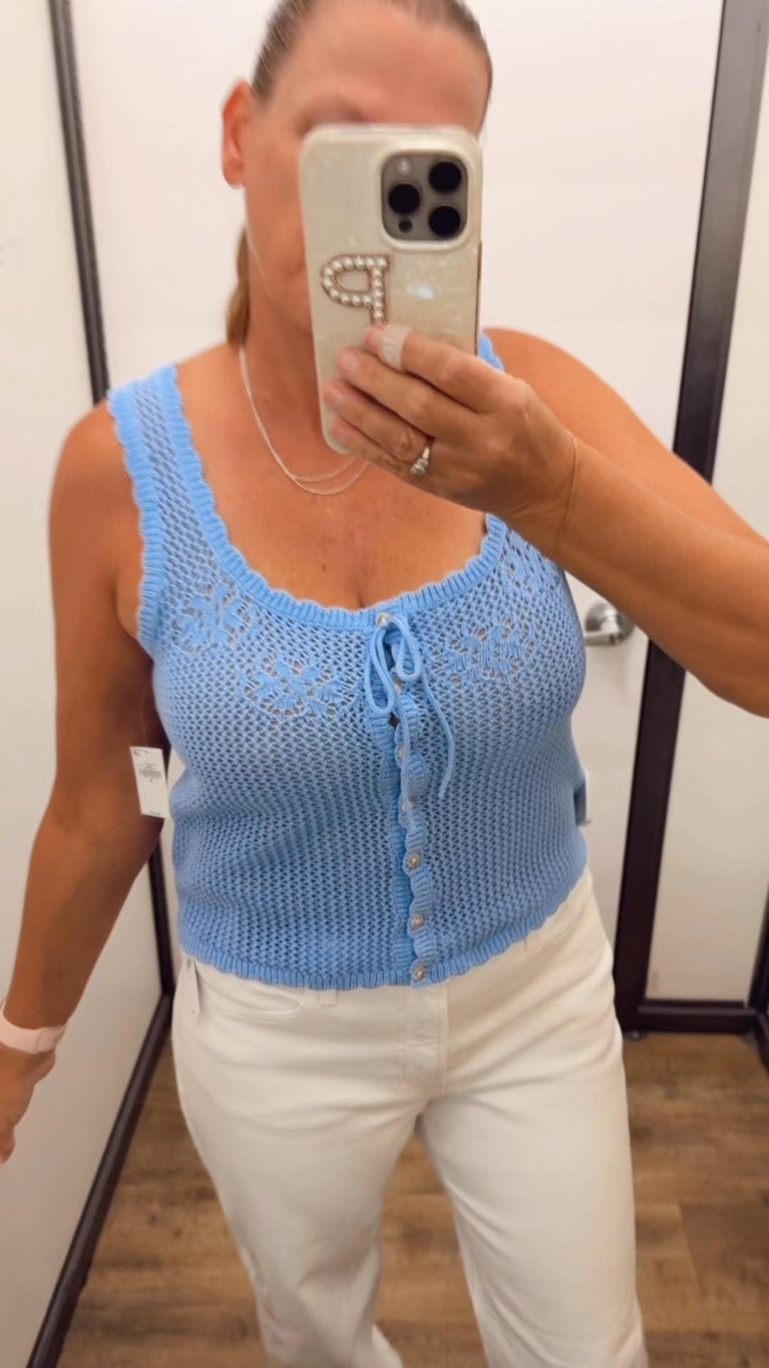 Perfect crochet top for vacation
This color is so cute
50% OFF

crochet top, vacation outfit, white jeans outfit, affordable jeans, spring casual outfit, mom outfit, elevated casual outfit 

#LTKSaleAlert #LTKSeasonal #LTKOver40