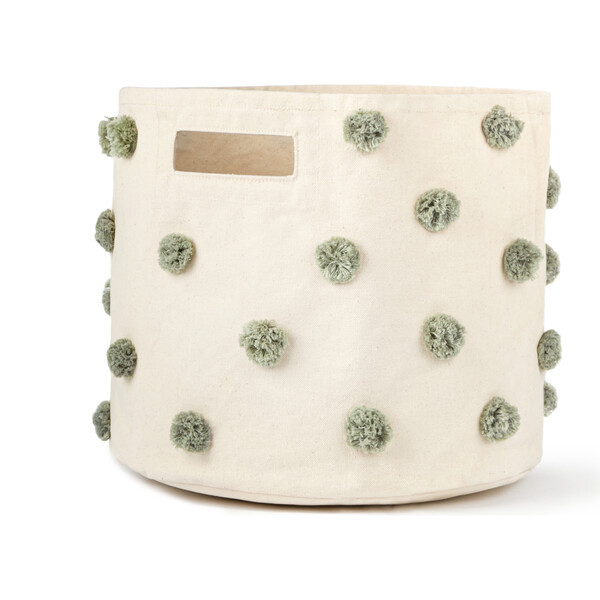 Pom Pom Bin, Sage | Maisonette