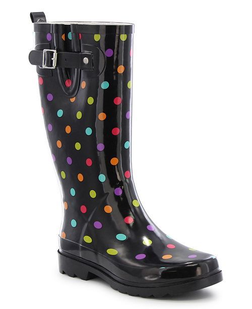 Women's Regular Printed Tall Rubber Rain Boots | Macys (US)