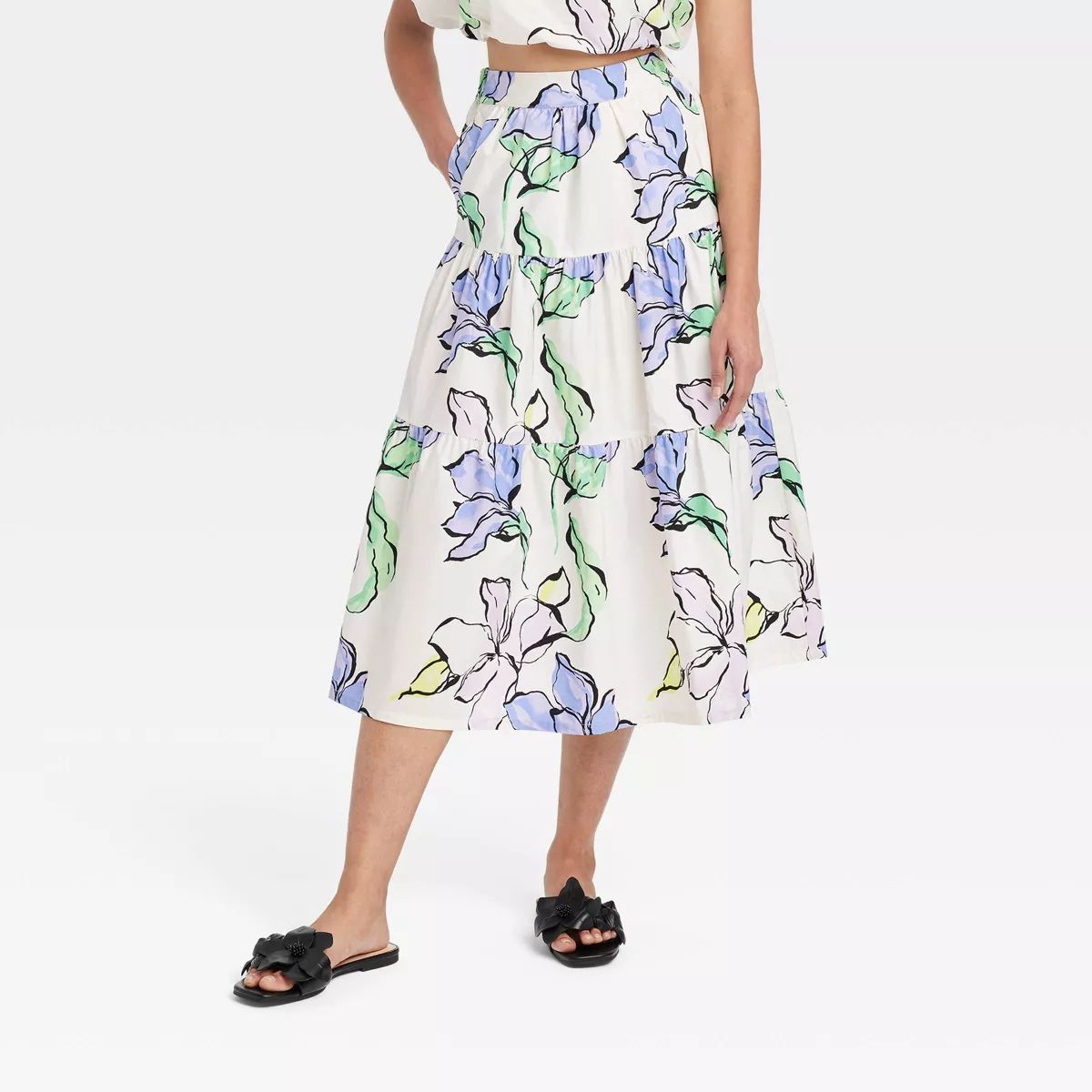 Women's A-Line Midi Skirt - A New Day™ | Target