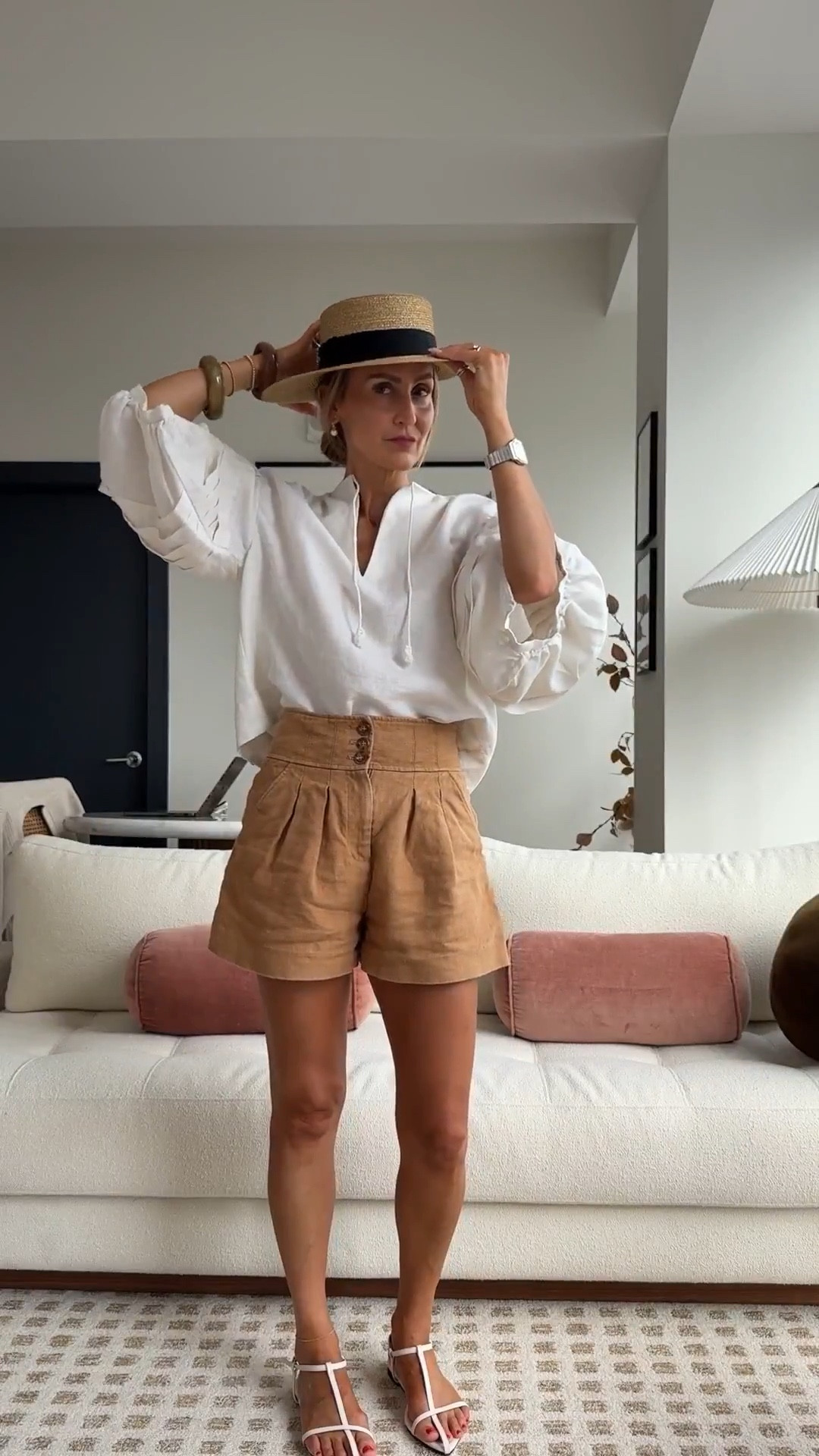 These classic linen shorts are a great investment for your closet, I love the color and the pleated fit. The perfect staple for a euro trip this summer! 

#LTKSeasonal #LTKOver40 #LTKTravel