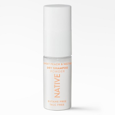Native Powder Dry Shampoo - Sweet Peach & Nectar - 1oz: Talc-Free, Non-Aerosol, Vegan, All Hair Types | Target