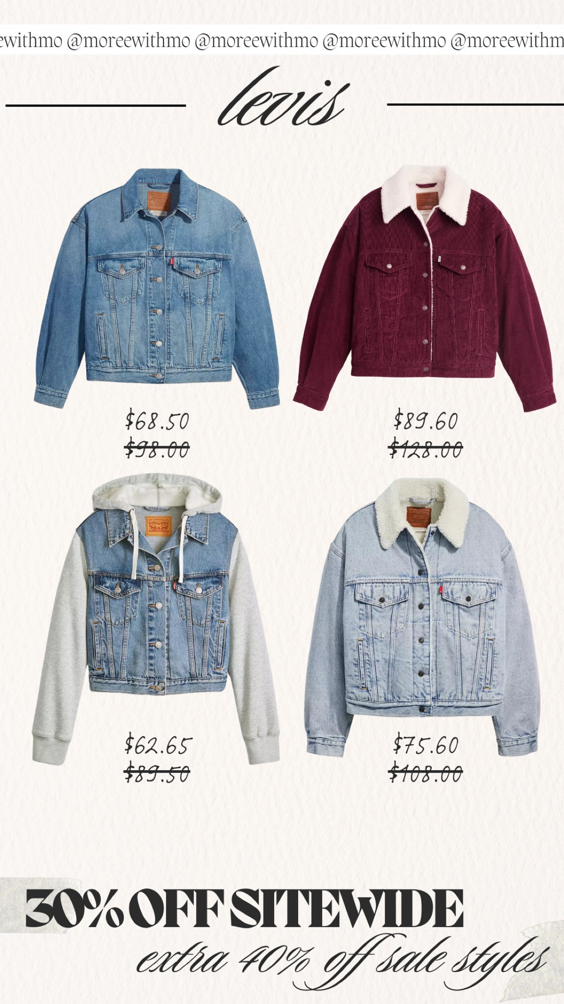 Labor Day sale finds!

Levis 
Country concert outfit
Teacher outfits 
Jeans
Fall outfit 
Jacket 
Jean jacket 

#LTKFallSale #LTKSaleAlert #LTKSeasonal