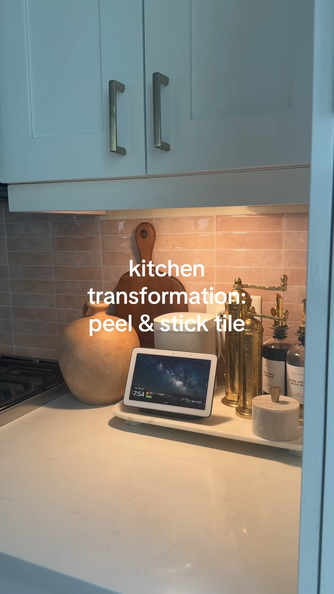 I love the transformation this peel and stick tile gave my kitchen!

#LTKHome