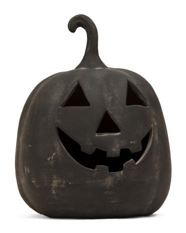terracotta jack o'lantern | TJ Maxx