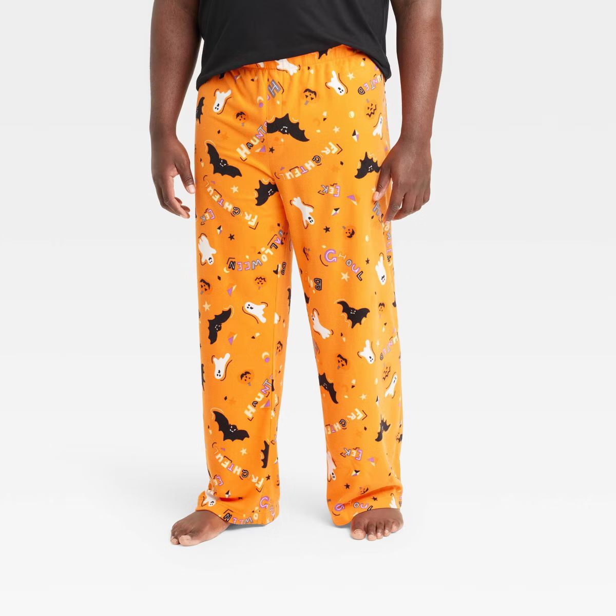 Men's Halloween Matching Family Pajama Pants - Hyde & EEK! Boutique™ Orange | Target