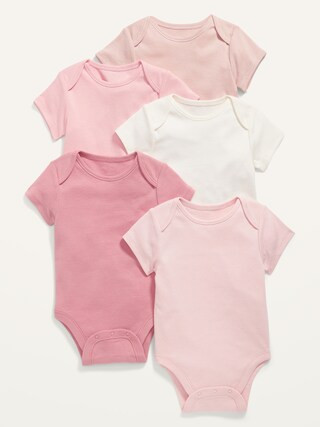 5-Pack Short-Sleeve Bodysuit for Baby | Old Navy (US)